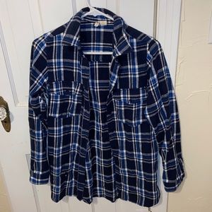 Blue flannel!